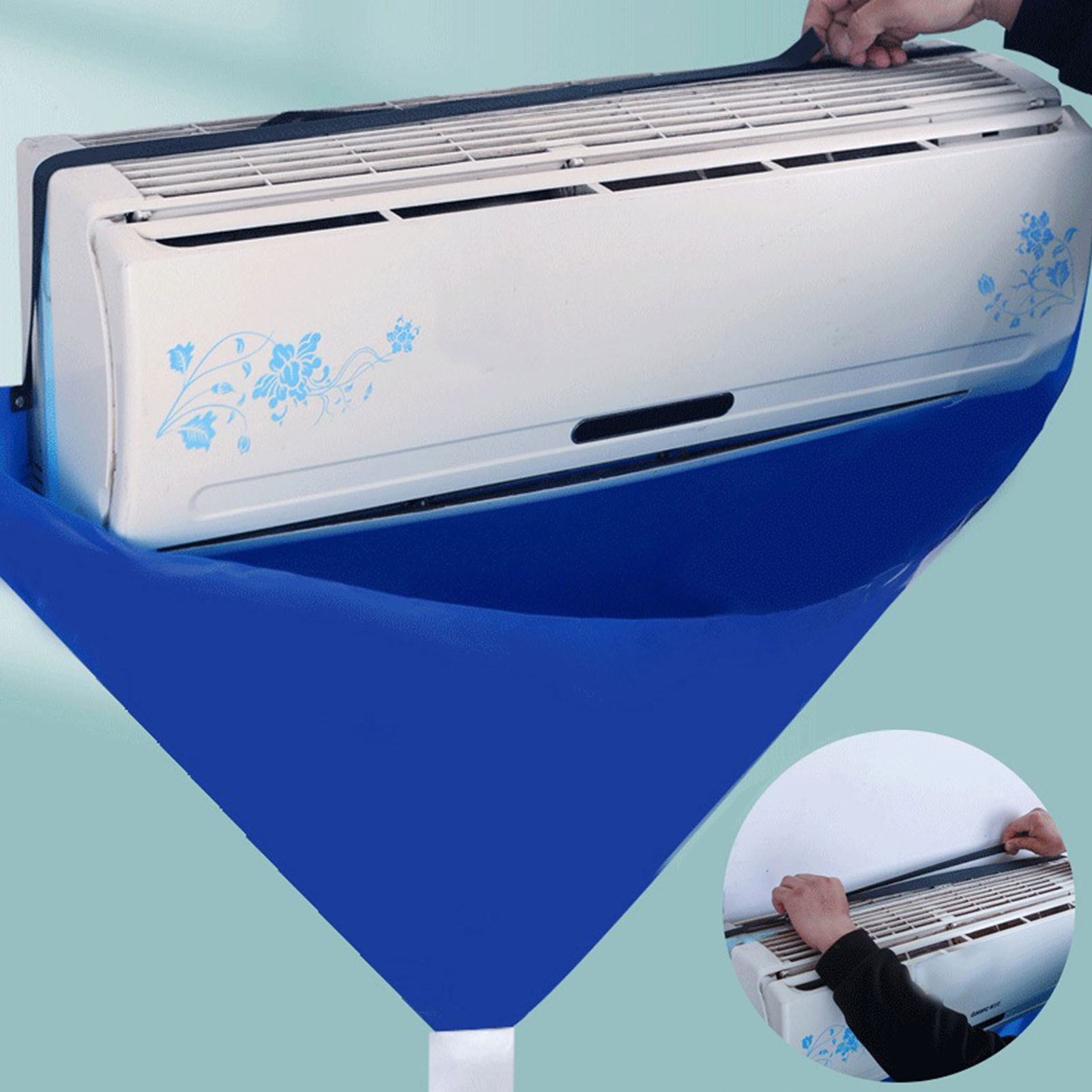Air Conditioner Cleaning Cover New Design Imported AC Service Cover Washing Bag Waterproof