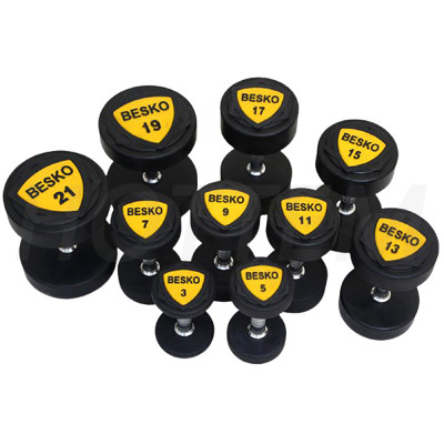 Pair of 1kg 2kg 3kg 4kg 5kg 6kg 8kg 10kg  Rubber Coated Dumbbell Fitness Home Gym Home Exercise Dumbell