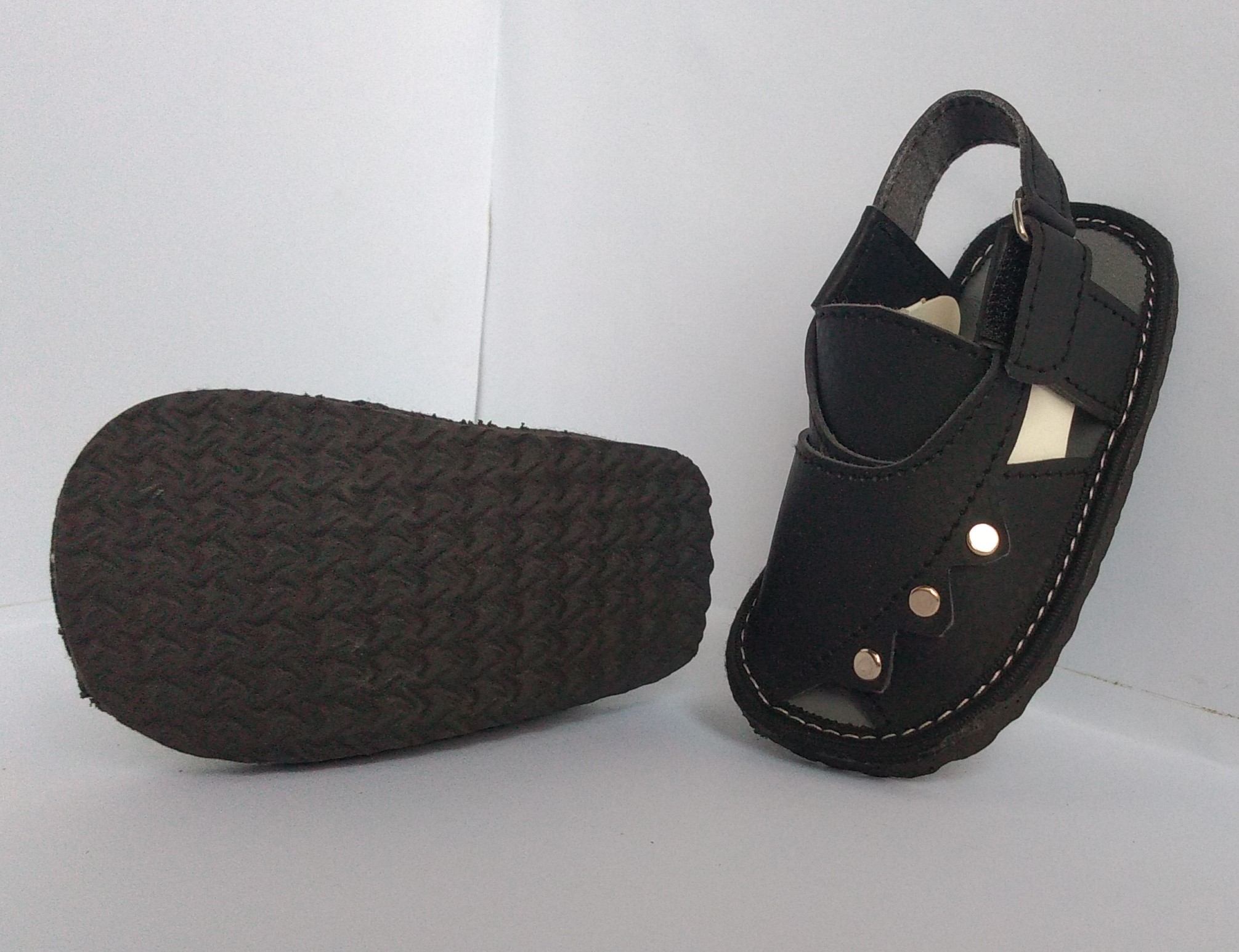 Kids Baba Sandal Button Style Kids Peshawari sandal
