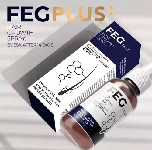 FEG Plus Hair Growth Spray Serum Oil Beard For Men and Women Hair Loss Control 50ml