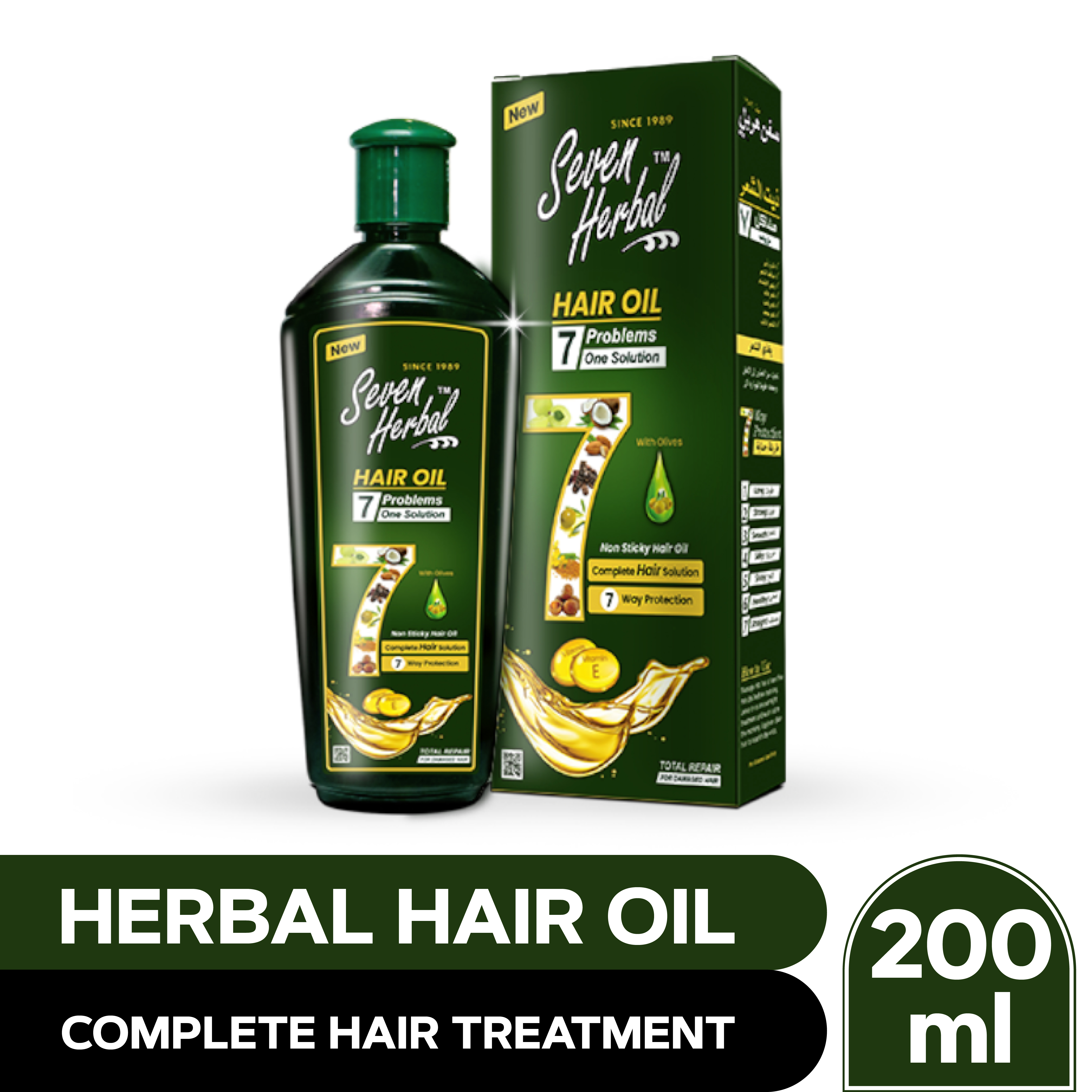 Seven Herbal Hair Oil - 200ml