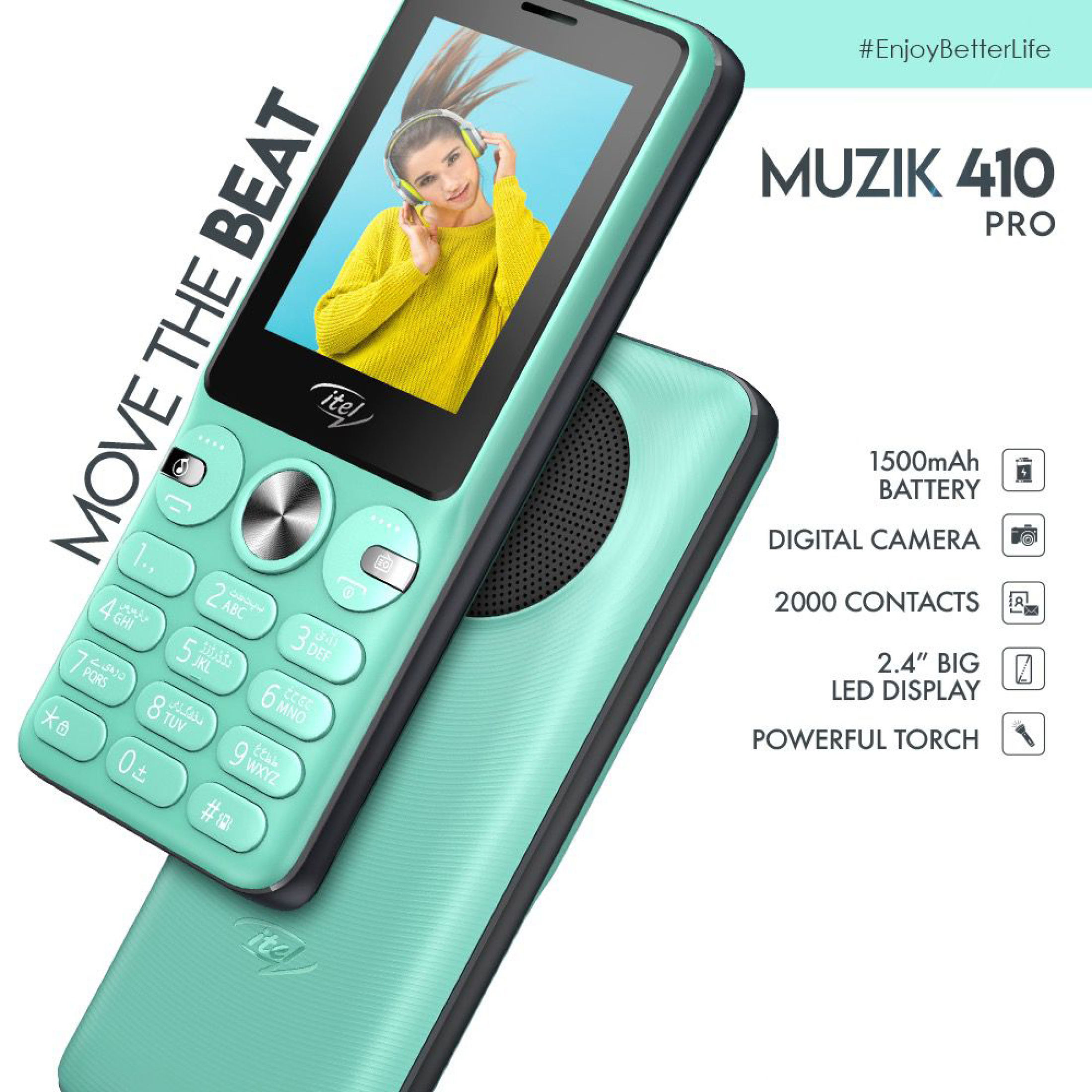 itel muzik 410 pro