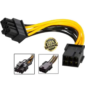 6 pin to 8 pin PCI Express power connector