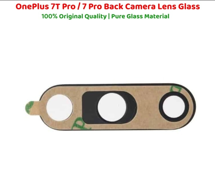 2 Pezzi Vetro Fotocamera Per Oneplus 7 Pro / 7T Pro – Ricambio Originale Con Kit Riparazione