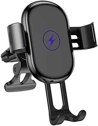 DIVI Black W25 Wireless Charging Gravity Air Vent Car Mount