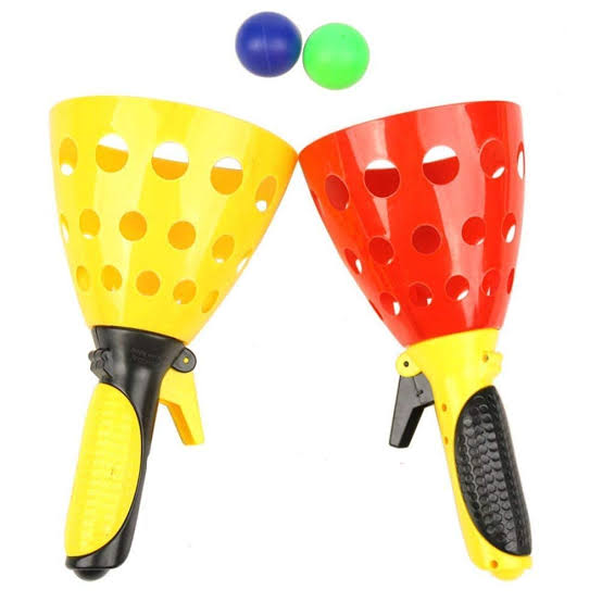 Galaxy Toys Pop and Catch Ball Game - Sports & Outdoor Play Toys, Kids Ages 8-12 - Exciting Yard Activities - Perfect for Camping, Beach, Backyard Parties - 2 Catch Launcher Baskets, 3 Balls, PVC Bag
