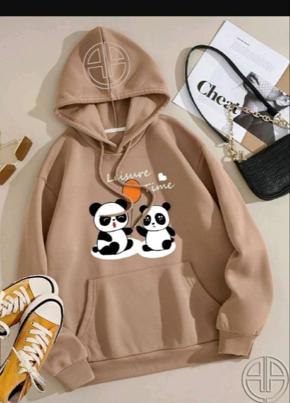 Cute Panda Printed Hoodie For Men's & Women's
