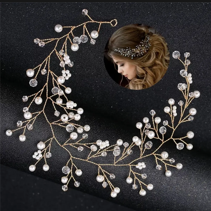 Crystal Handmade Bands Decoration jewelry Bridal Wedding Hair Accessories