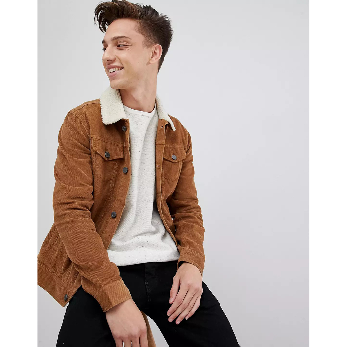 Buy Brown Denim Jacket for Men