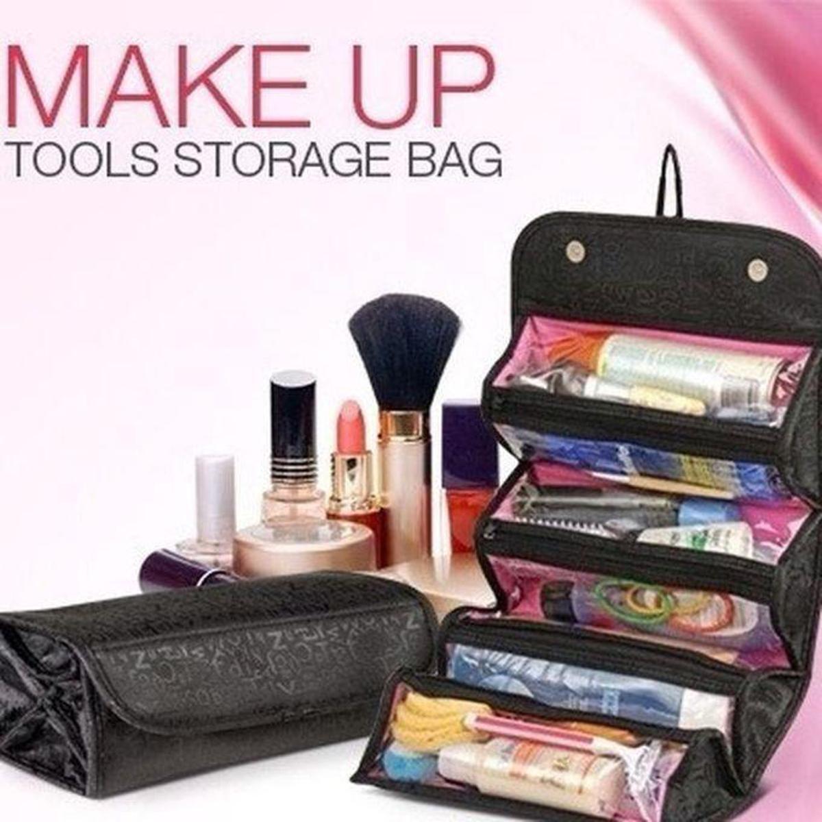 Makeup Organizer & Cosmetic Bag for Ladies Black