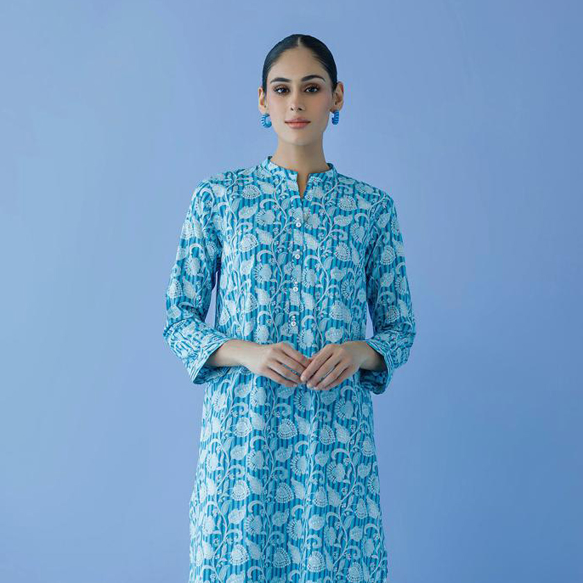 Spring Summer by Sahar Pret Embroidered Cambric 2 Piece Suit Oasis Glow