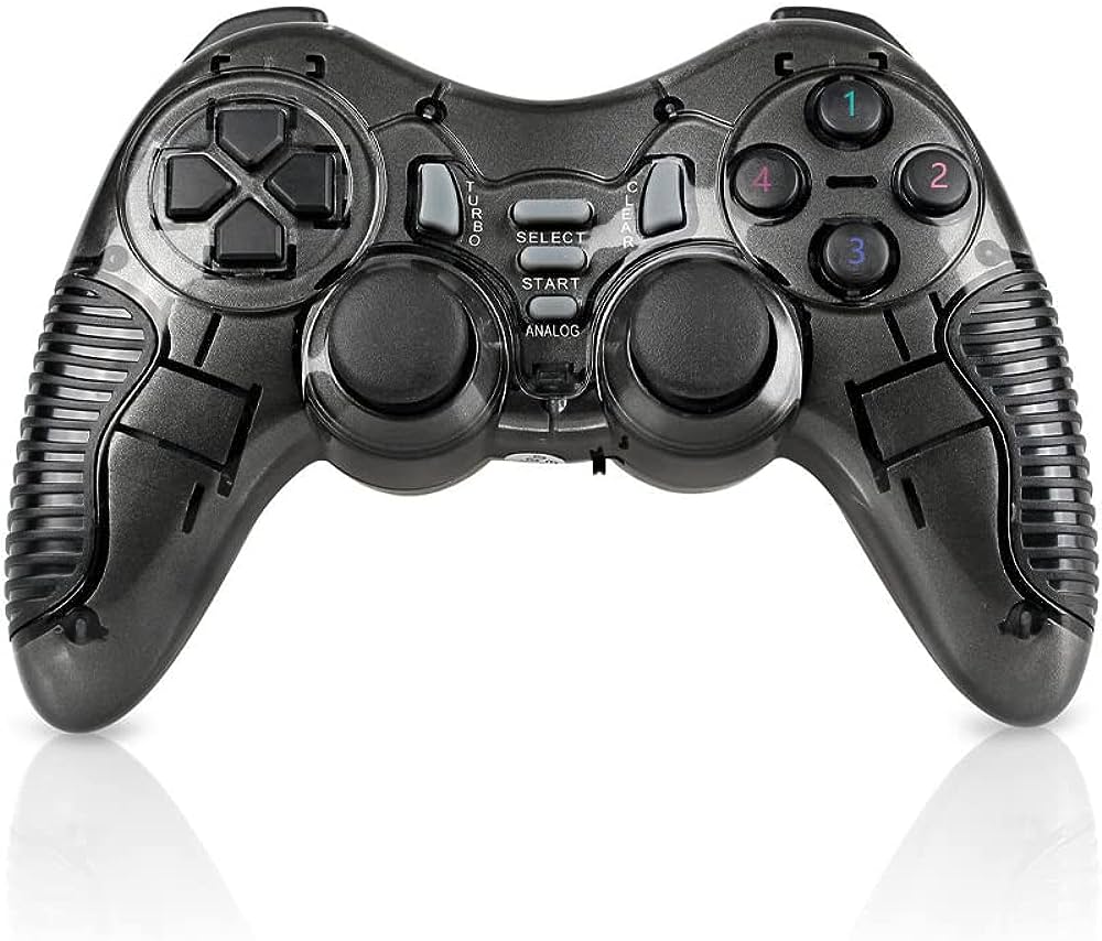 2.4Ghz Wireless Gaming Controller Gamepad 6 IN 1 DUAL  VIBRATION JOYPAD (JOYSTICK) WIRELESS GAMEPAD FOR PS1 ,PS2, PS3, PC , LAPTOP & ANDROID SMART LED TV & ANDROID Boxx