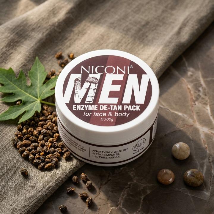 Original NICONI Enzyme De-Tan Pack for Face & Body Deep Cleansing & Tan Removal Skincare Treatment Brightening Formula for Smooth, Fresh & Radiant-Looking Skin Healthy Glow for All Skin Types