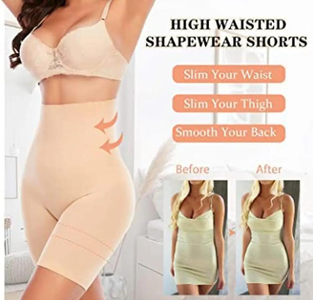 Lower Half Body Shaper Seamless High Waist Slimming Tummy Control