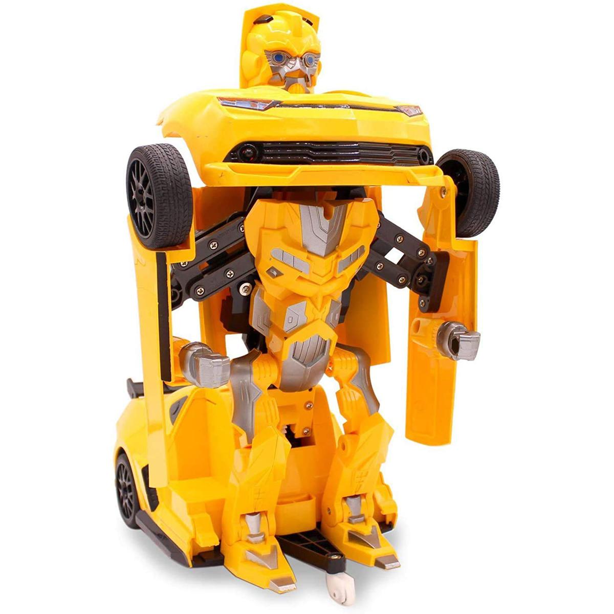 Deformation Dancing Robot to Car with Light and Music All Direction Movement Dancing Robot Toys for Boys and Girls Age 3+I Multi Color I Pack of 1 (Robot Deformation)