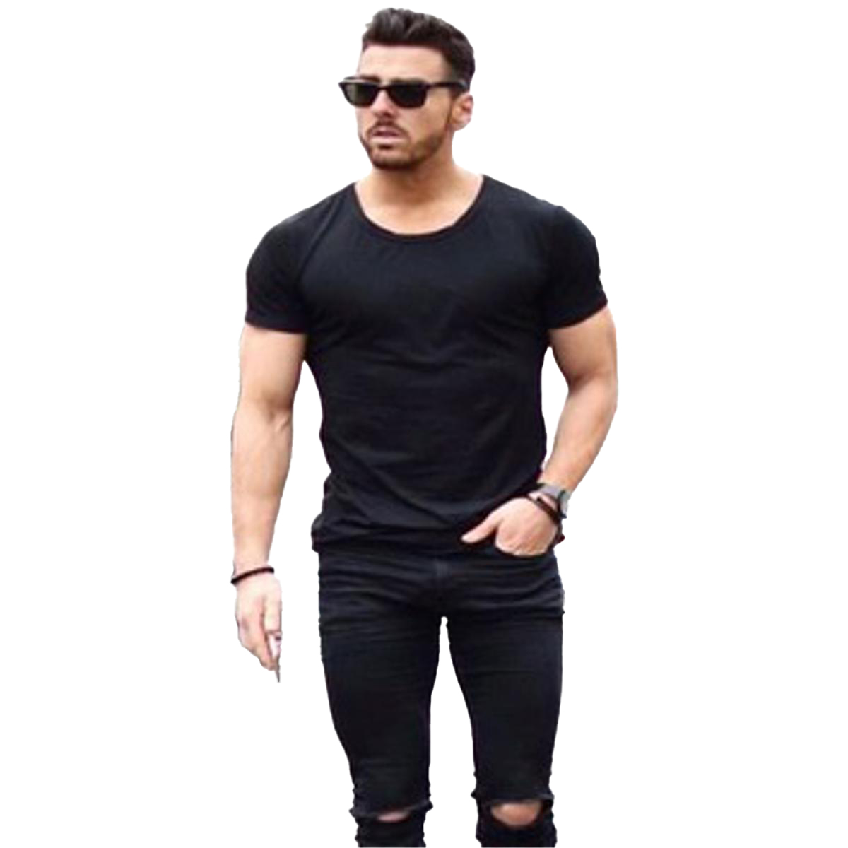 Black Stylish T Shirts Design For Boys Summer Collection