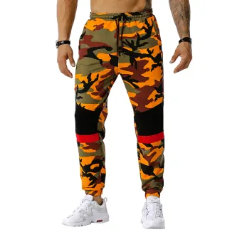 camouflage exercise pants
