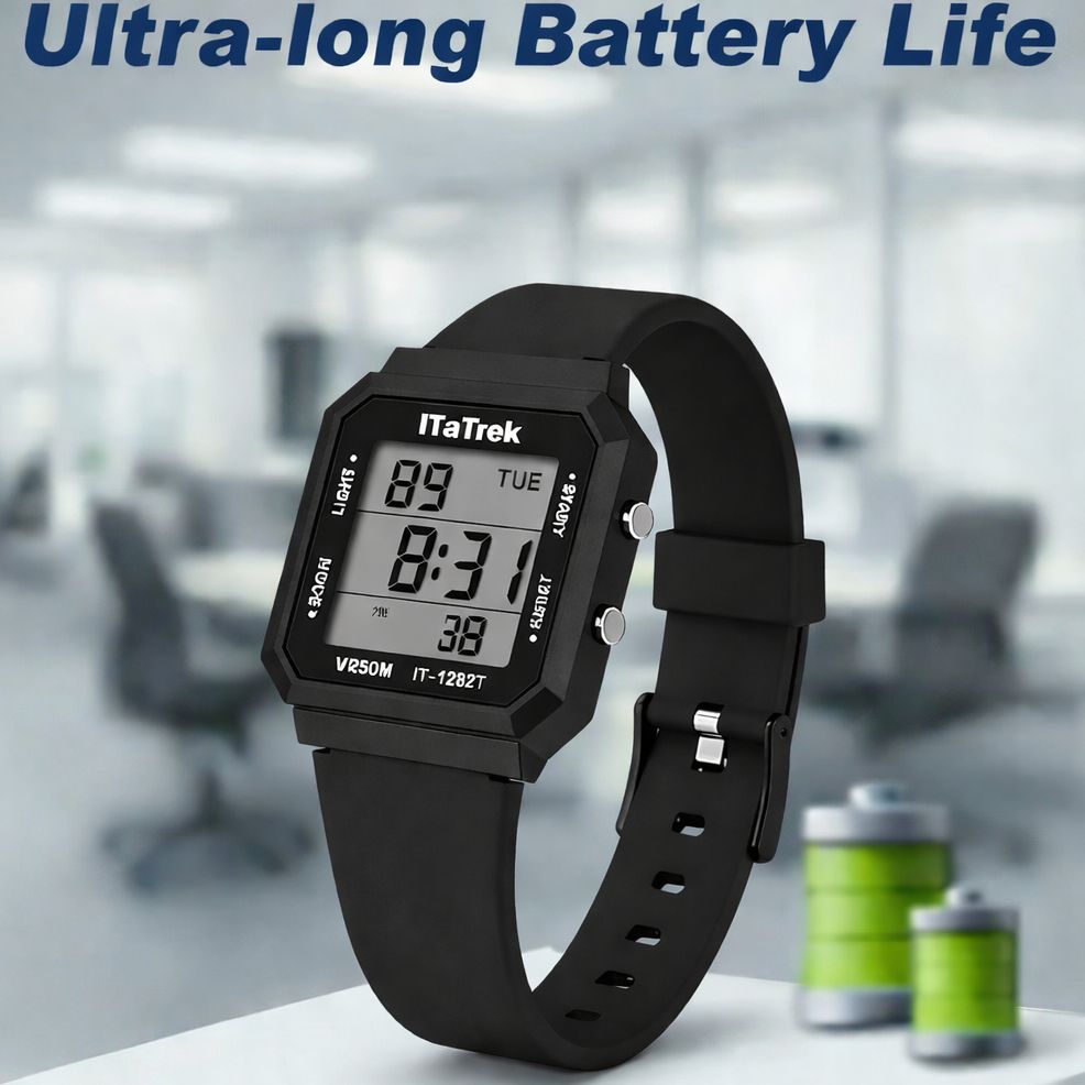 Military Men's Digital Sports Watch For Men Boys Waterproof with LED Back light Digital Watch for Men