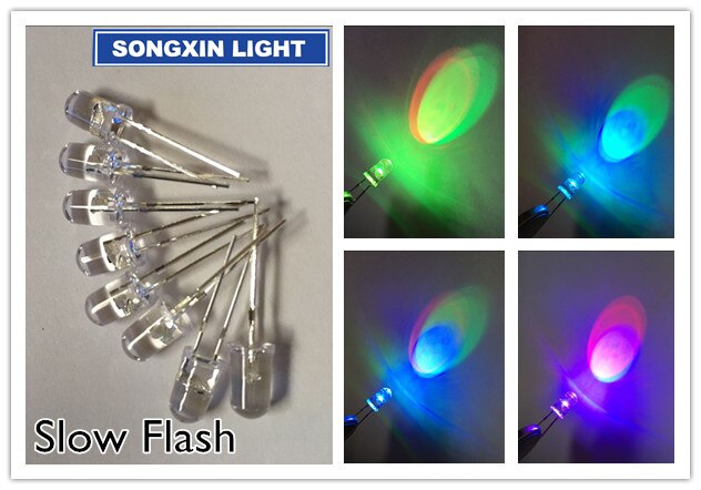 Multi color LED RGB LED 5mm 3v For DIY Project Electronics | 10pcs| One ...