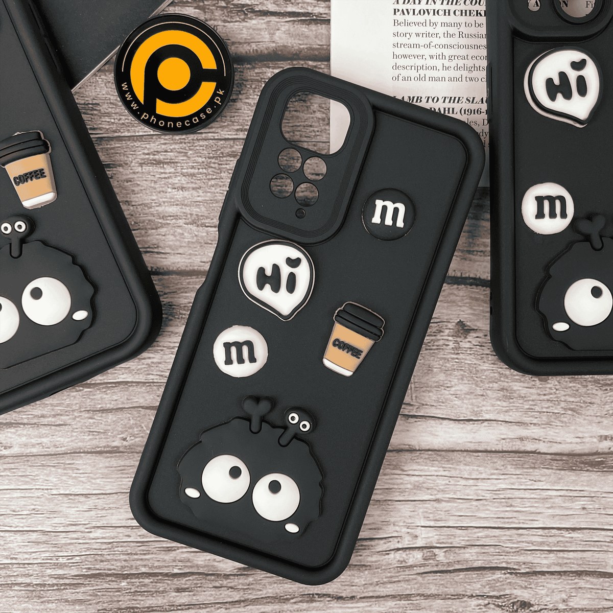 Xiaomi Redmi Note 11/ Note 11S 4G Cute 3D Briquette m&m icons Liquid silicon Case - Phonecase.pk