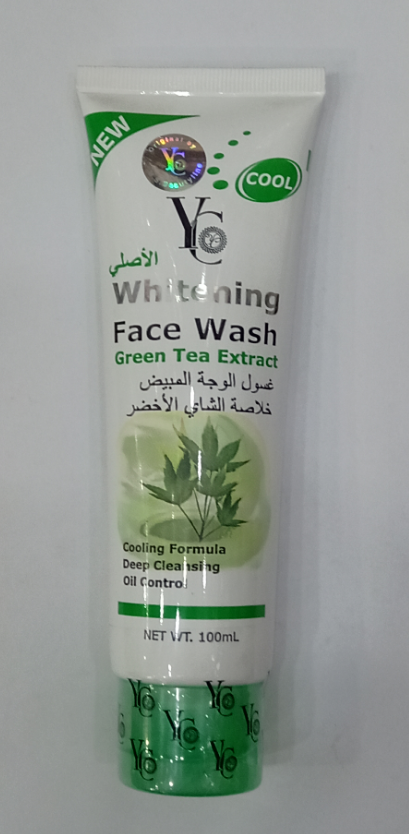 whitening face wash green tea extract