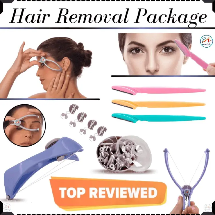 Slique Eyebrows Face & Body Hair Threading & Removal System. Amazing at  home quick & painless hair removal system using the ancient technique of  Threading to remove ALL unwanted facial hair. 