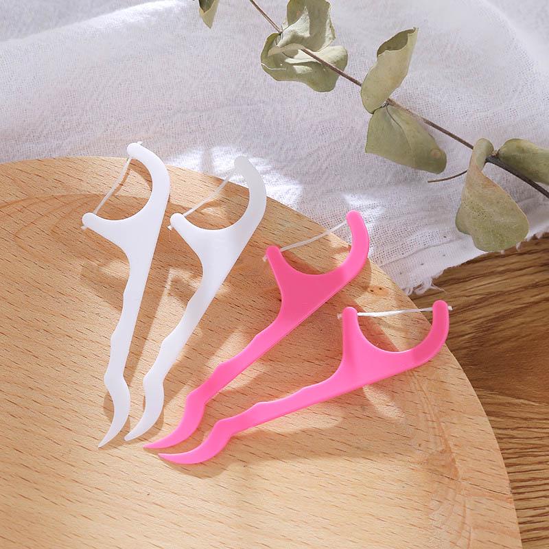 Toothpick & Dental Floss 2-in-1 (30 Pcs) for Teeth Cleaning | Portable 30 Pcs Toothpick and Dental Floss Oral Care Kit | Best Dental Floss and Toothpick Tool for Complete Oral Hygiene