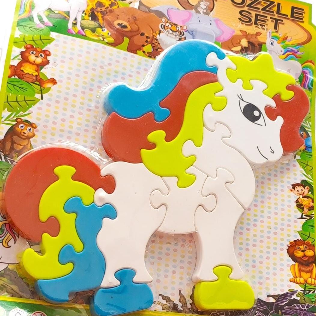 thumbnail image 2 of Aazon.co: 45pcs Shiery Unicorn Floor Puzzles For Kids Ages 3-5, Jubo Jigsaw Puzzles For... 2 of 12