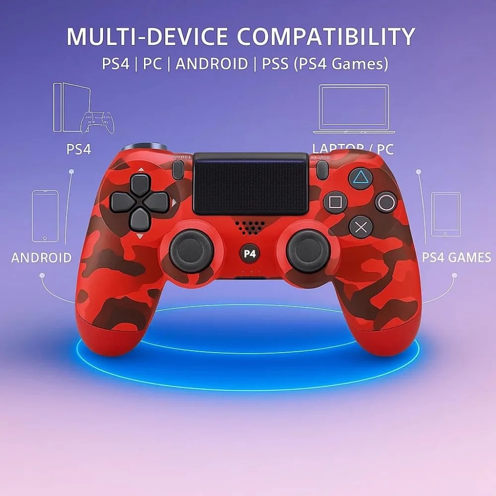 Sony PS4 Dualshock 4 Wireless Game Controller for PlayStation 4 red Camouflage
