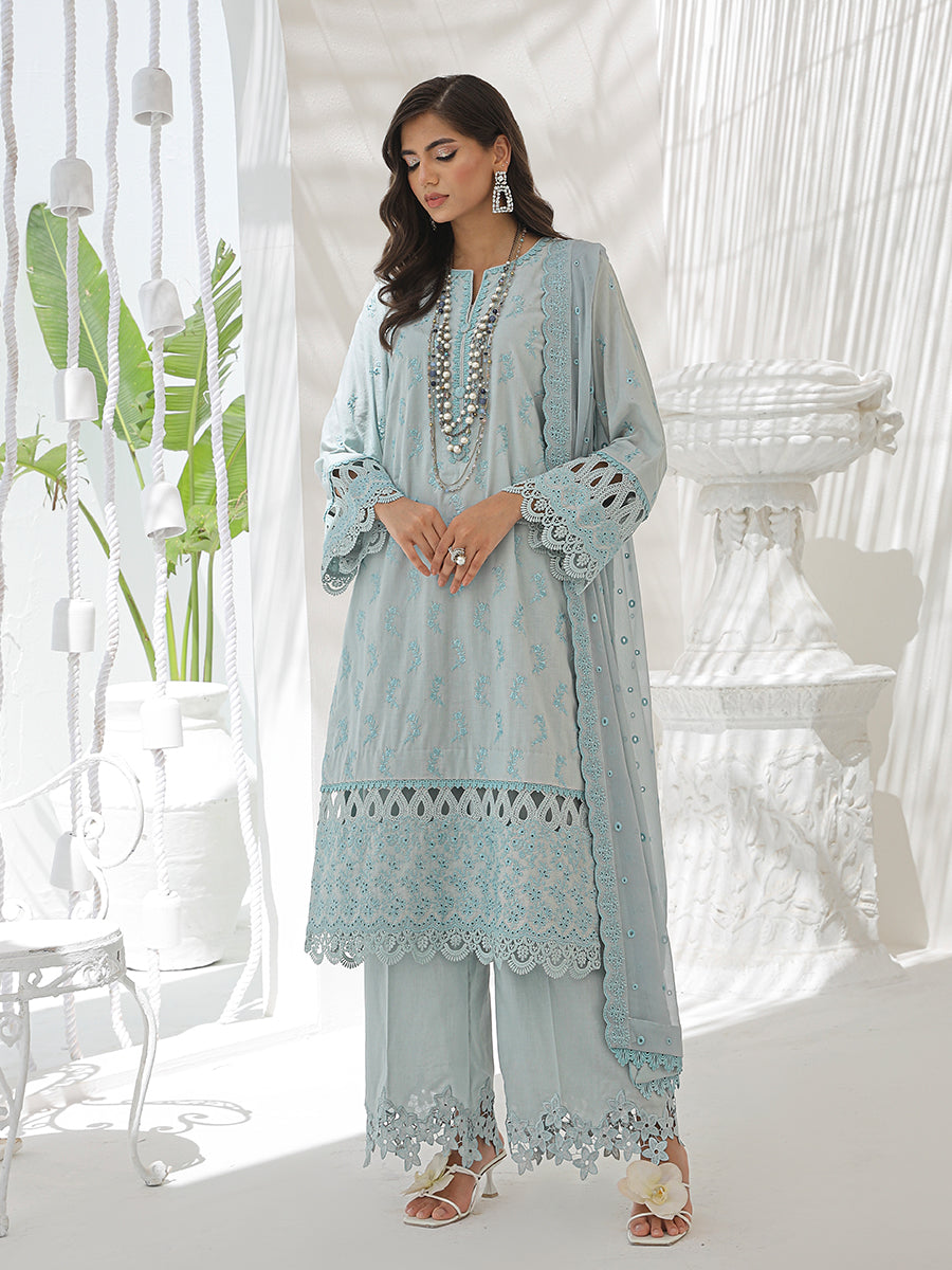 chicken dress design 2020 in pakistan Bin Saeed Ready Made Chikankari Embroidered Dress