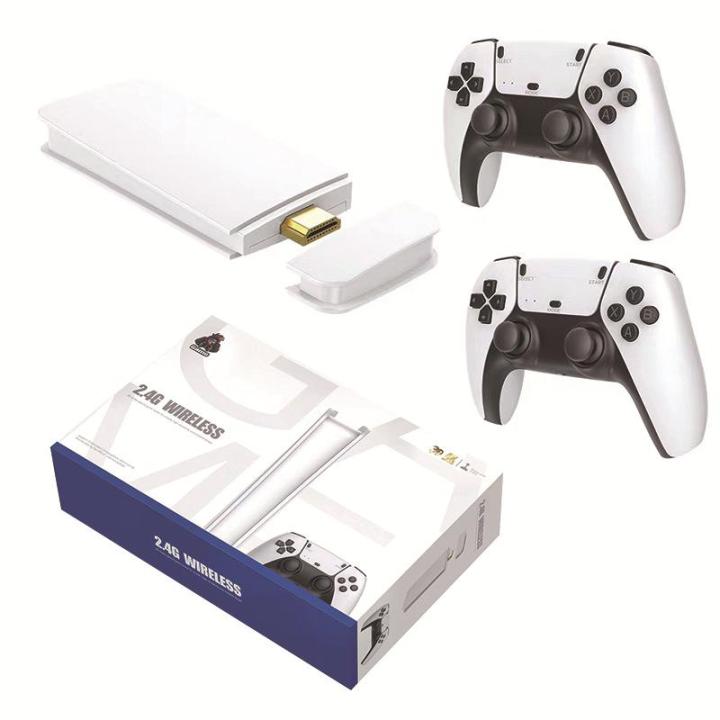 M15 Game Stick 4K Video Game Console Retro Classic Games 2.4G Double Wireless Controller for PS1/GBA/SNES