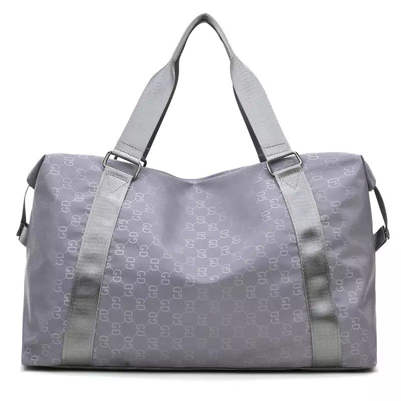 Travel Bag Waterproof Weekender Bags Oxford Cloth Luggages Handbag Shoulder Bag Traveling Bag Dry and Wet Separation Sport Bag Fitness Bag Gym Totes for Men Women ( Pink/Black)