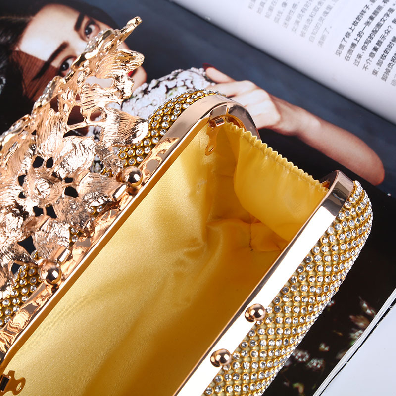 Trendy Fancy Clutches Luxurious Hot Beg For Women Rhinestone Evening Clutch Bags