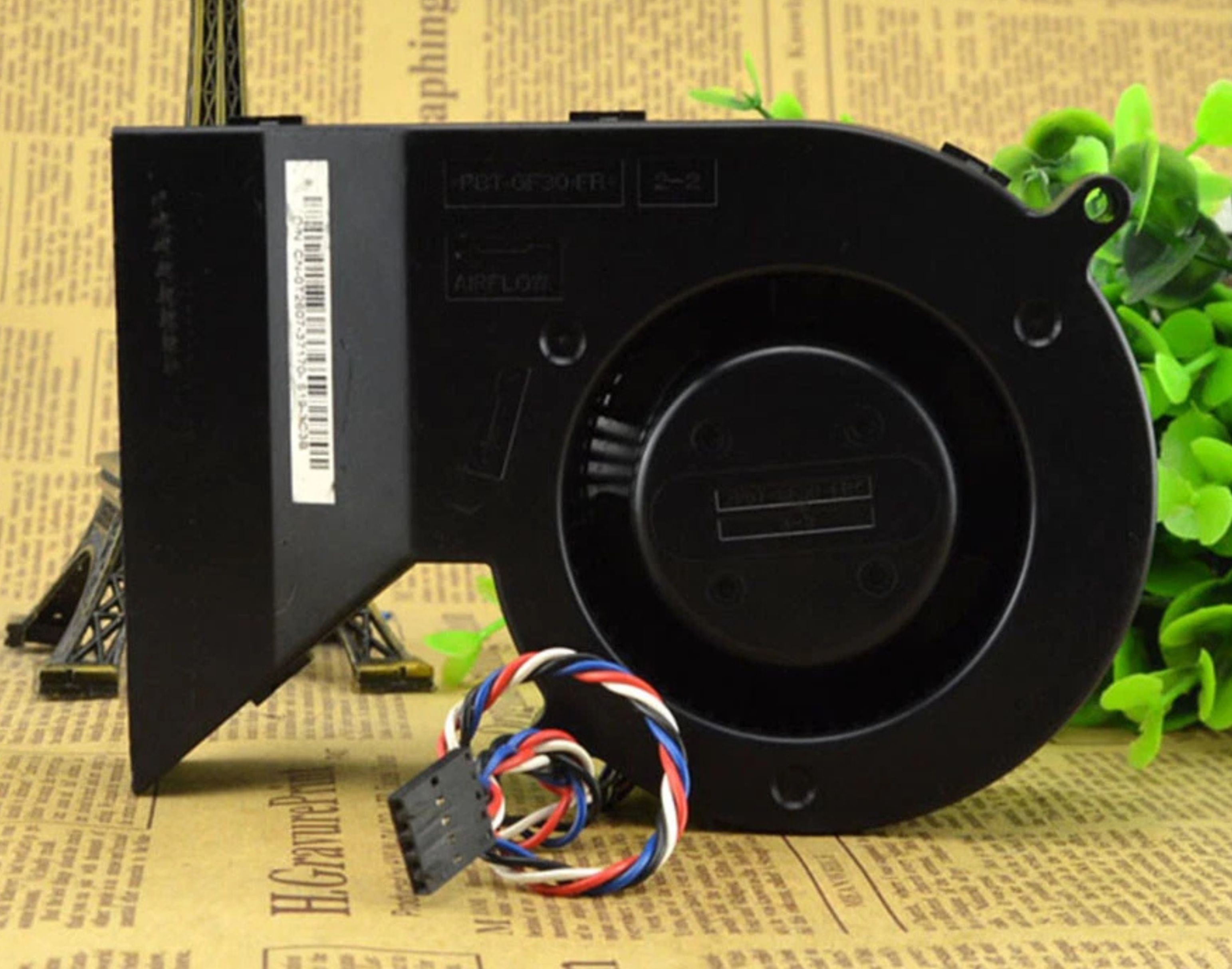 12V DC 0.57 - 1.20A High Quality Fast Cooling Blower Fan for PC, Incubator, Laptop, Peltier, Processor - Original High Speed Blower Fan - Size 129x98x25mm for custom pin please inbox