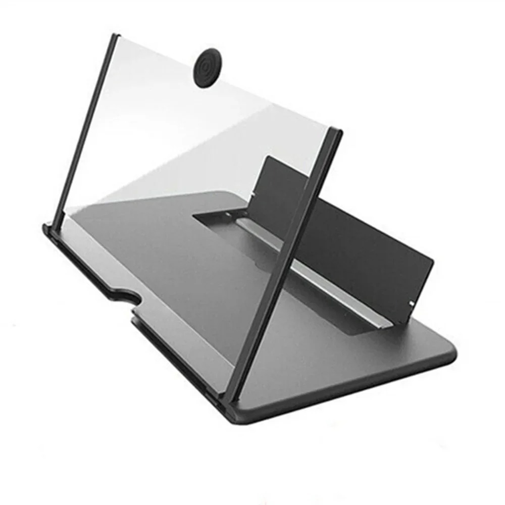 Universal 3D Smartphone Screen Magnifier | HD Video Amplifier with Retractable Stand | Portable Mobile Cinema