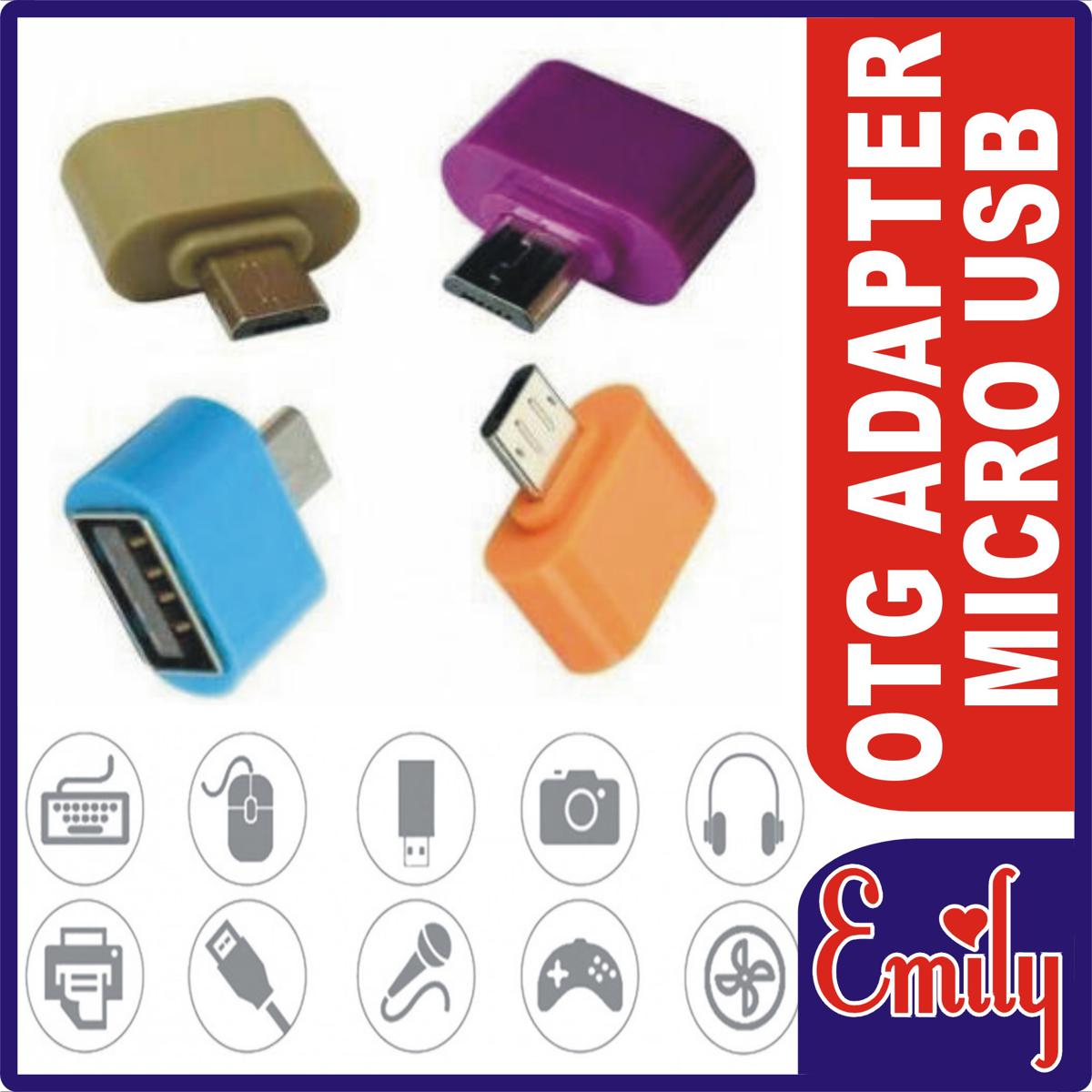 OTG ADAPTER Micro USB OTG  1 Side Female USB and Other Side Male Micro USB USB to Micro USB Connector Durable Material
