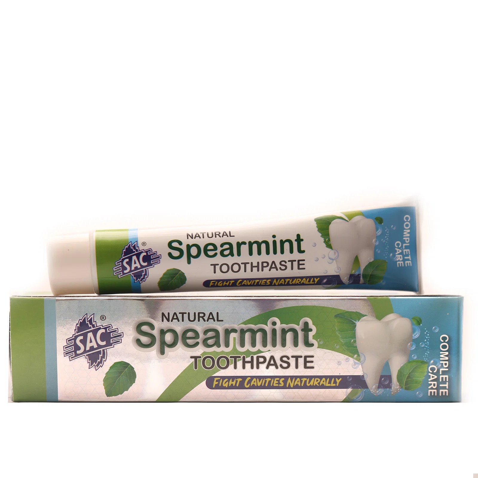 Spearmint Toothpaste - 125gm - Herbal toothpaste for healthy gums - Oral Health by SAC