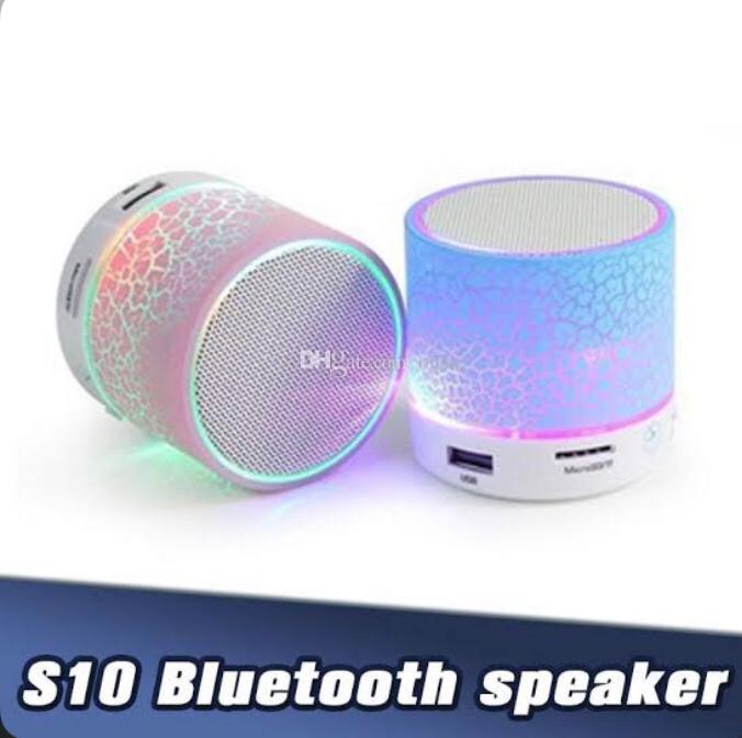 S-10 Mini Wireless Bluetooth Speaker | Portable HD Stereo Sound | Rechargeable Bass Speaker | USB & TF Card Support | Compatible With All Bluetooth Devices.