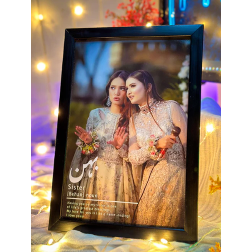 custom 1 picture frame for some one Special, customize gift for husbad , friends, Sister, brother, & Parents , for Daughter ,customize Gift , Special Gift ever