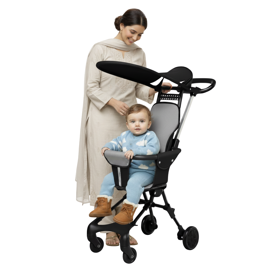 Foldable Baby Stroller - Portable Baby Strollers - Foldable Baby Pram Stroller - 1 Baby Stroller - Imported High Quality - Baby Stroller - Lightweight Stroller -