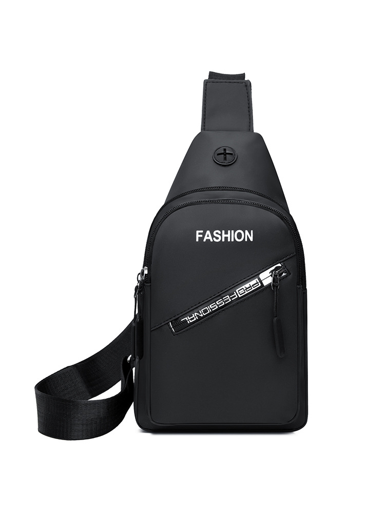 Men Bag Chest Bag Functional Chest Bag Crossbody Bag Zipper Bag Sports Bag Waterproof Anti-Thief Sling Bag Street Shoulder Bag Messenger Bag Travel Bag