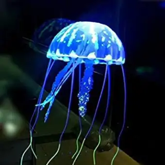 Jellyfish Aquarium Decorations Silicone Fish Tank Ornaments