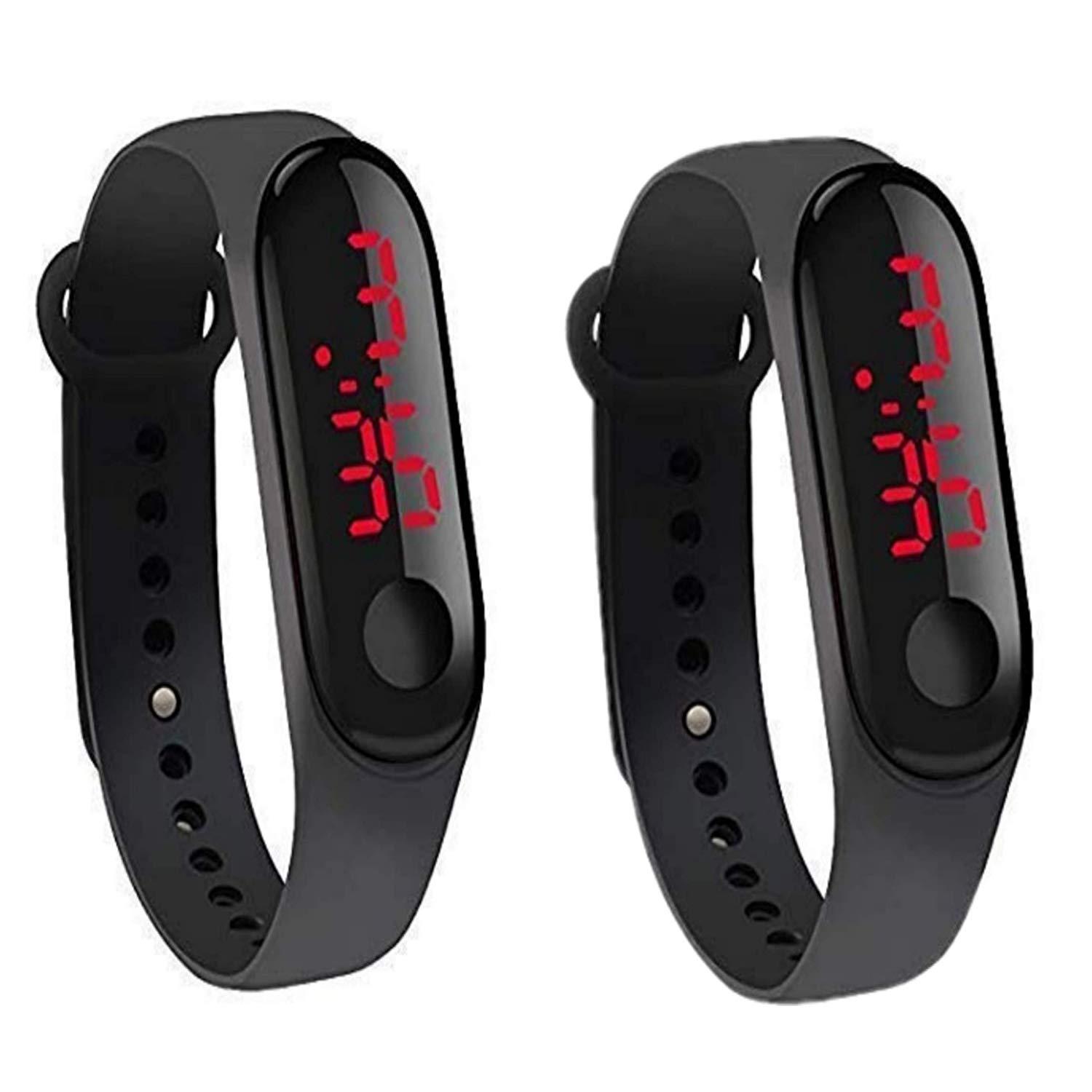 digital watch black colour