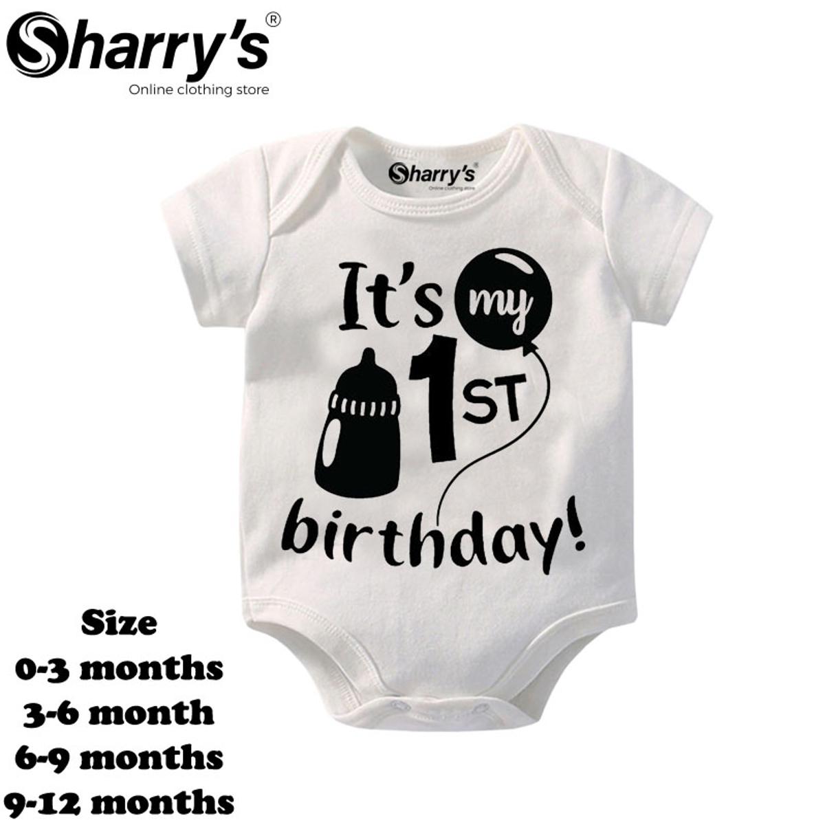 Sharrys Half Sleeves Baby Romper Bodysuit For Babies infant Onesis 0-14 Months Summer Wear Trendy Printed