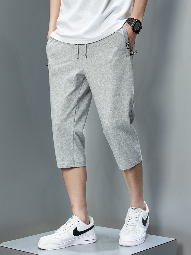 Summer Zip Pockets Sweatshorts Men 