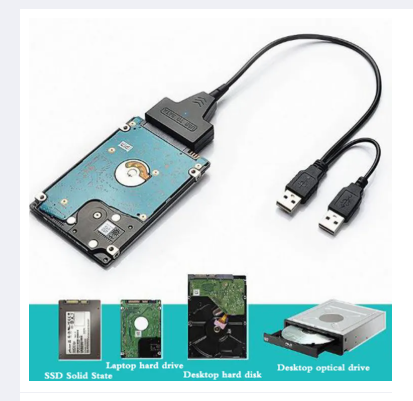 USB 3.0 to SATA 2.5" inch SSD / HDD Cable Converter / Hard Disk Adapter / Driver Free / Direct Plug and Play / Upto 5 Gbps Fast Data Transfer Speed / Mobile OTG / Laptop / PC