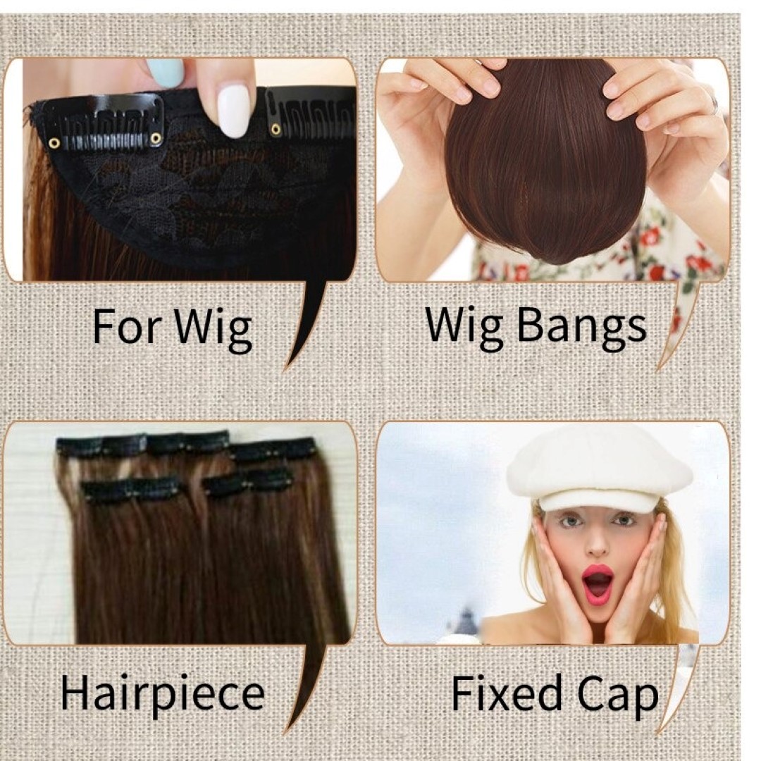 Wig Clips 6 Pcs/set Black Hair Extension Clip U Shape Weave Toupee Wig 6 Teeth Snap-comb Clips Styling Tools 32mm 4 Color Hat Fixing Tool
