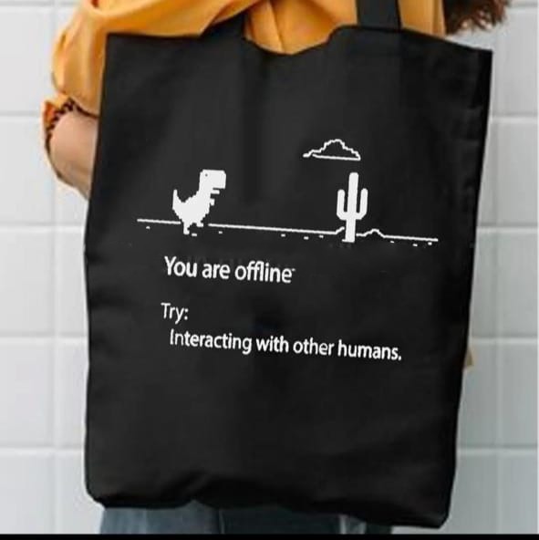 Trendy Free bear Tag Printed Tote Bag For Girls & Women
