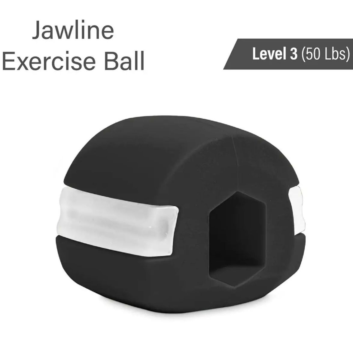 Jaw Exercise Ball Fitness Jaw Shaper, Face Ball, Chew Ball, Jawline Exerciser Ball 50 LBS Jawline Shaper Chew For Face Slimming & Toning Reduce Double Chin Men Women