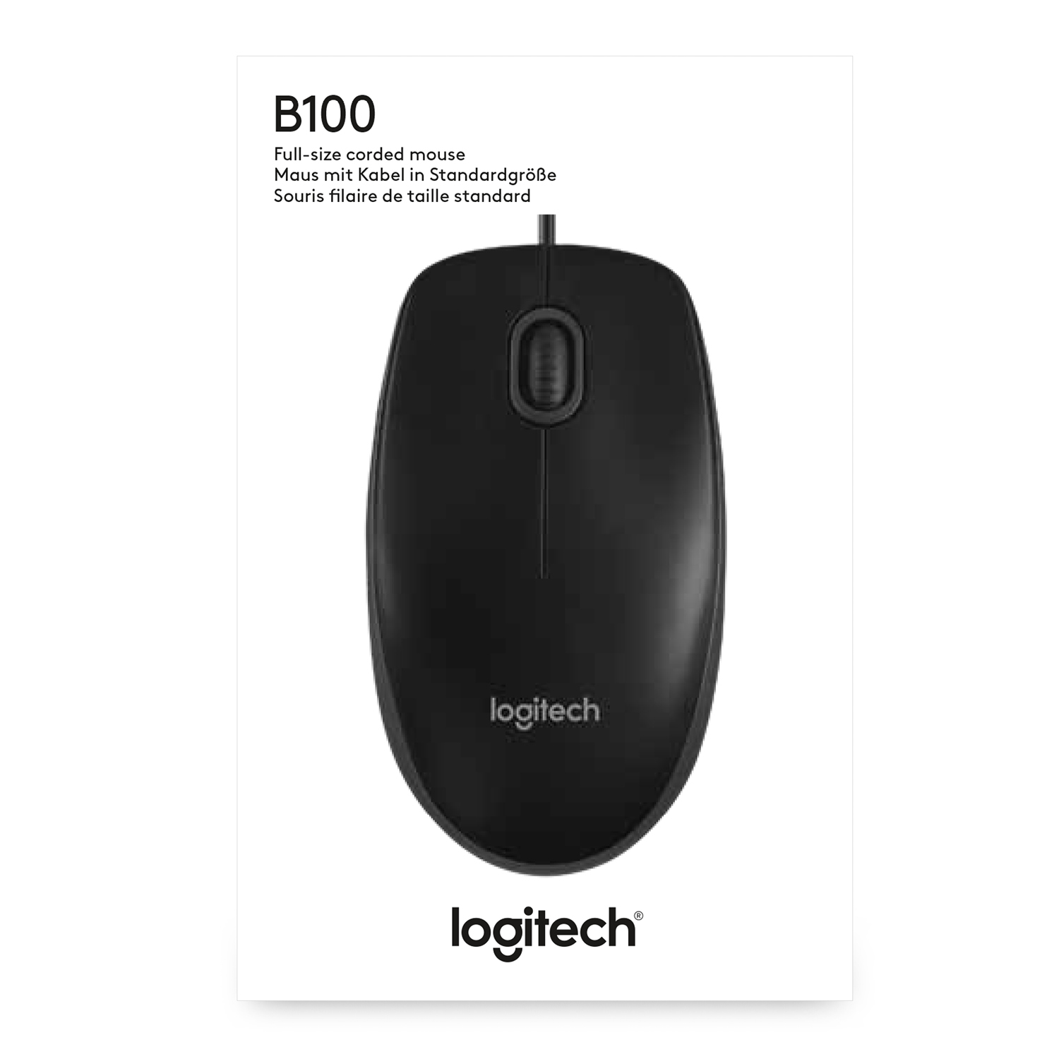 Logitech B100 USB Optical Mouse